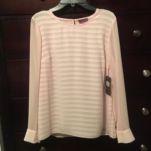 Soft pink blouse
